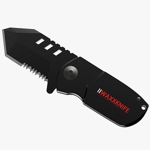 3D tactical pocket knife model