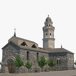 3D church building