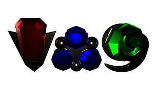 3D spiritual stones
