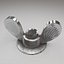 3D Wing Nut low