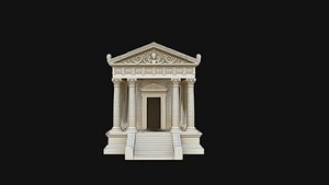 3D Classical Temple Model Design 1 - 3D Print Model