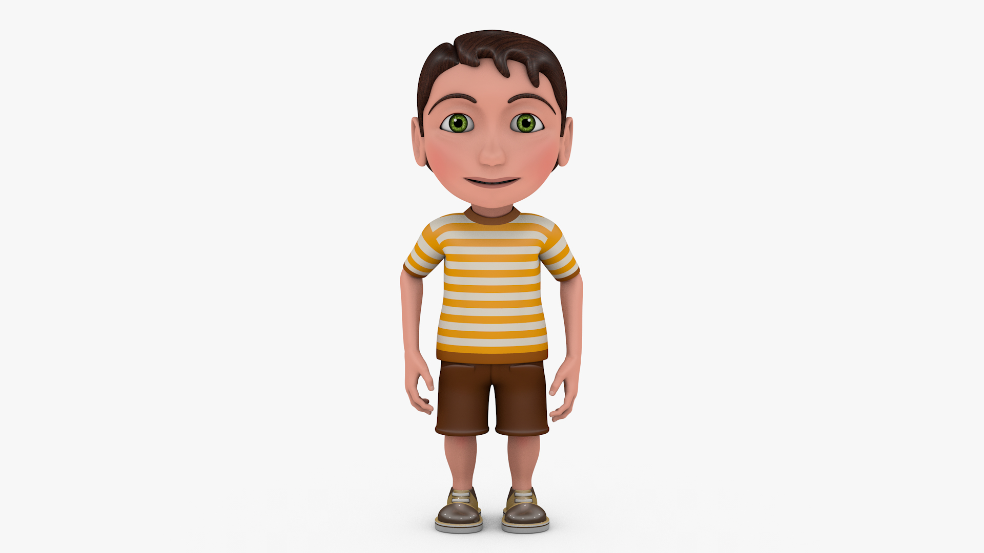 Boy Cartoon Rig 3D 3D Model - TurboSquid 2008573