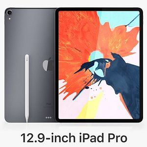 3D apple ipad pro inch