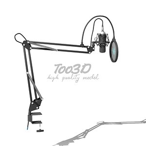 MIC with stand + antipop