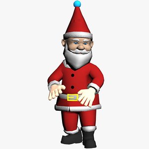 3D Santa Claus Christmas Dance Animated 3D model 