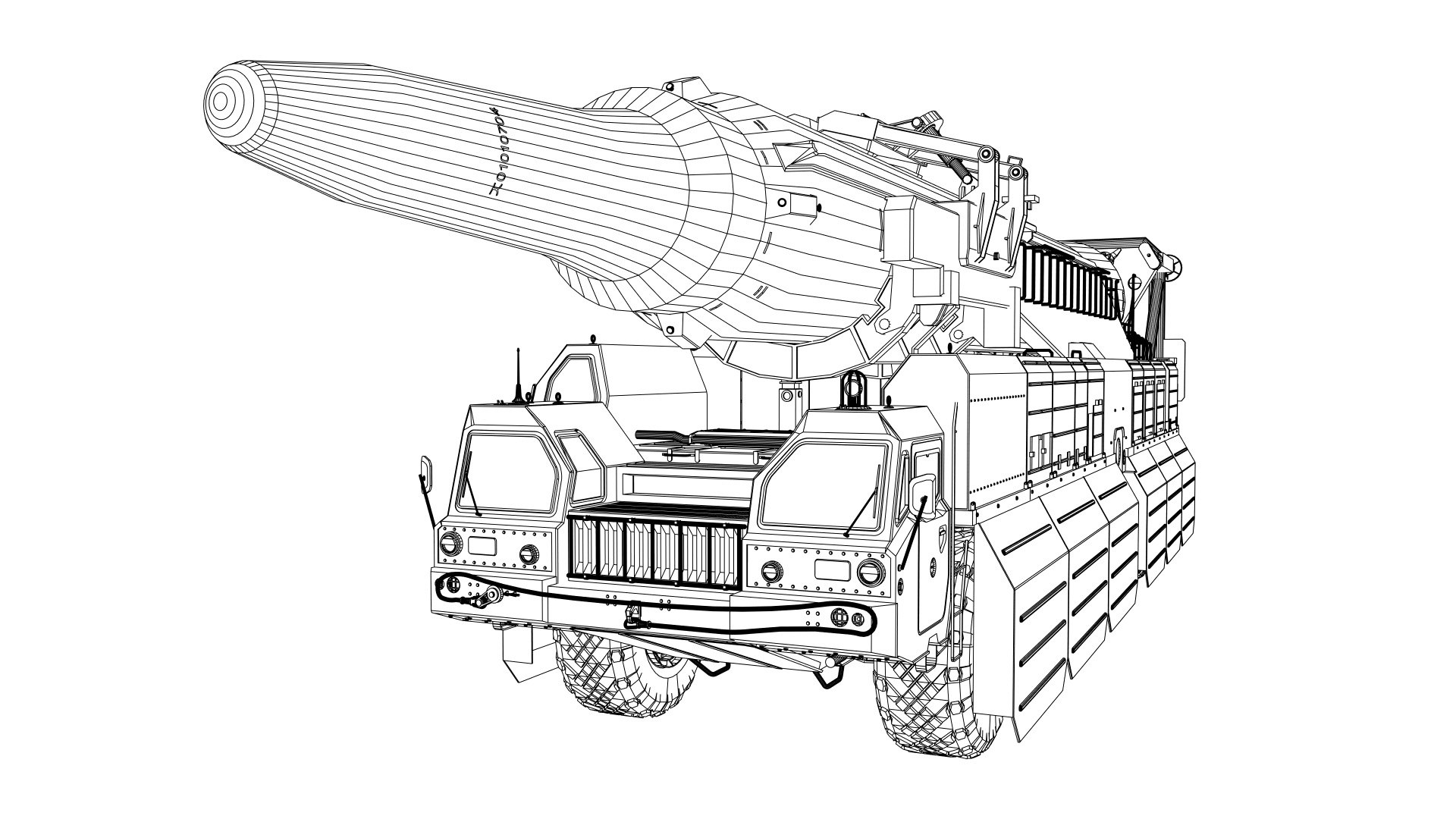 3D Hwaseong12 Missile Launch Vehicle - TurboSquid 2179029