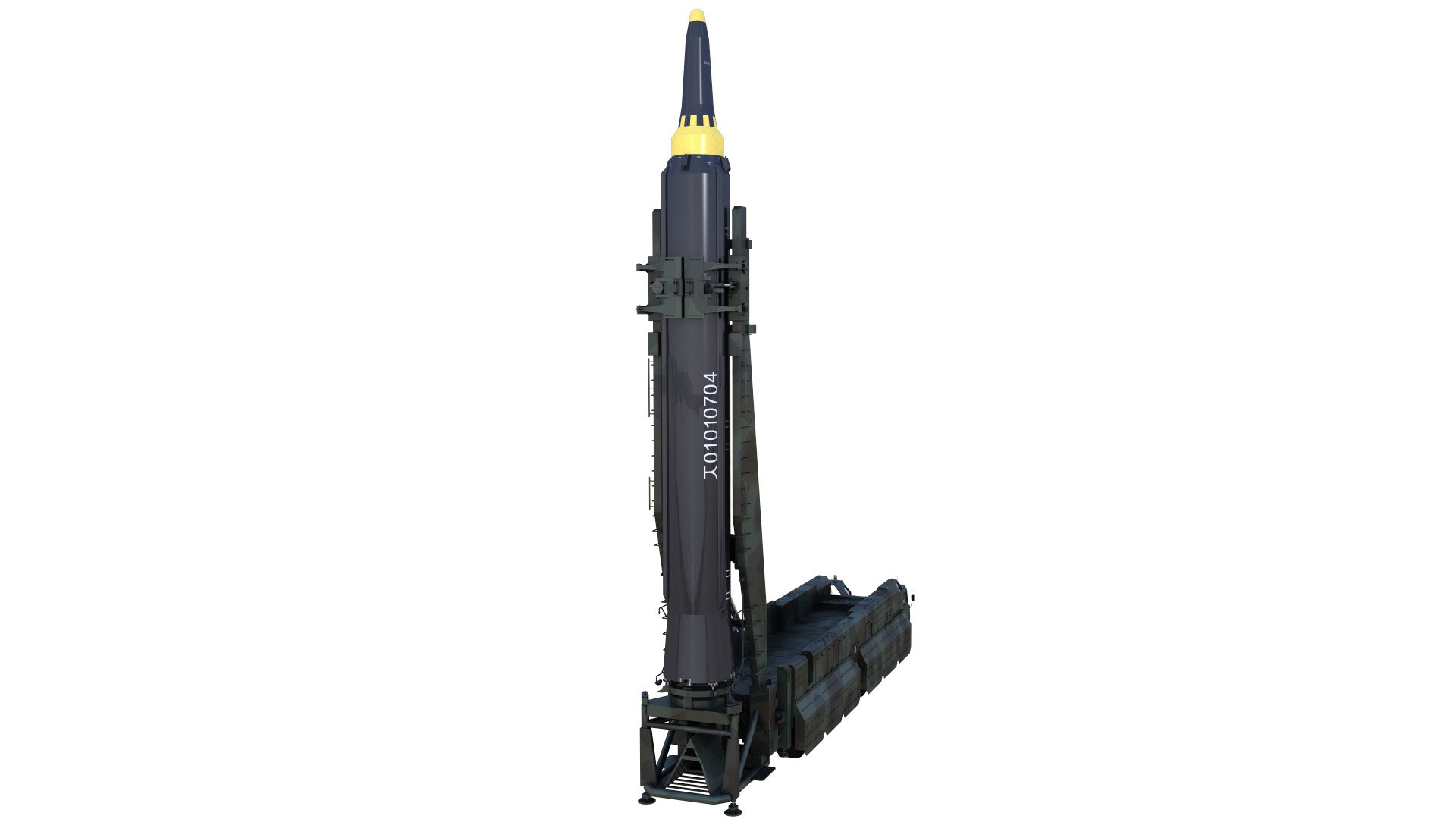 3D Hwaseong12 Missile Launch Vehicle - TurboSquid 2179029