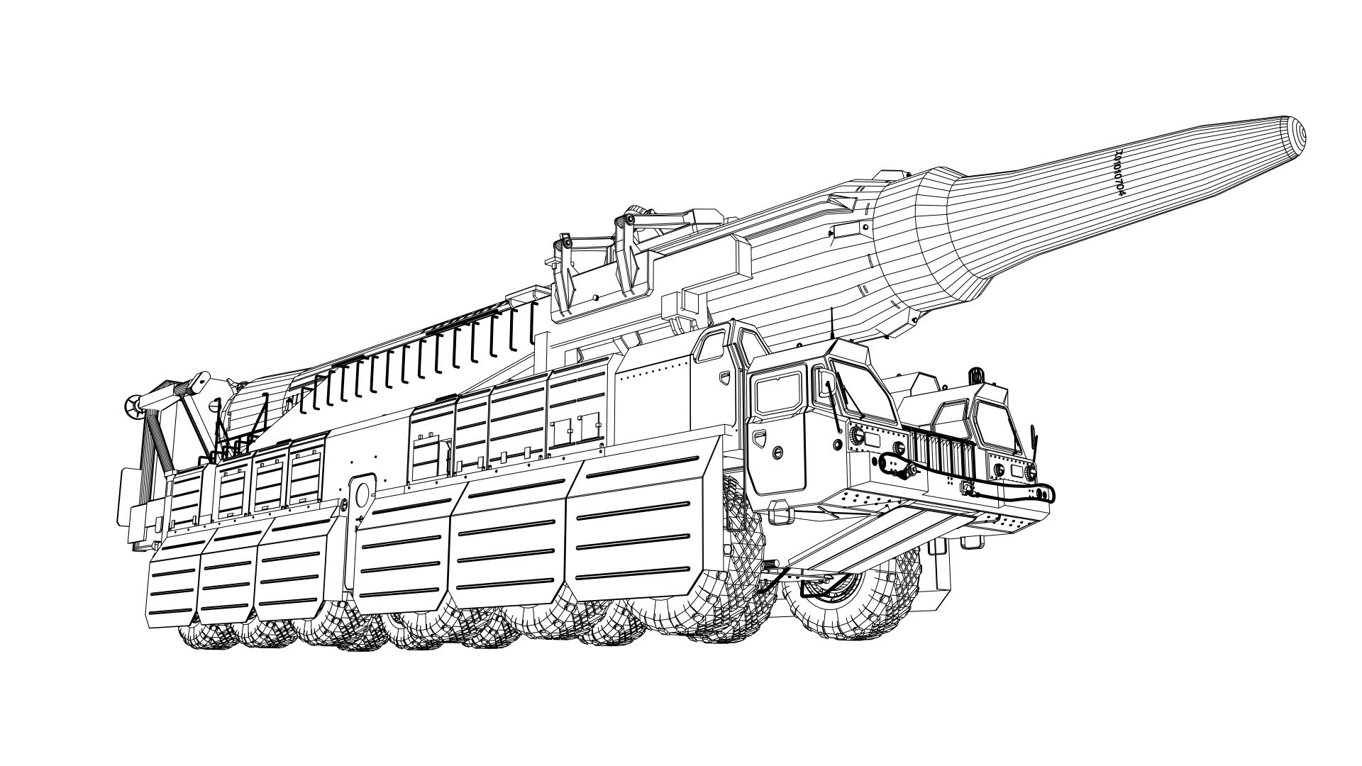 3D Hwaseong12 Missile Launch Vehicle - TurboSquid 2179029