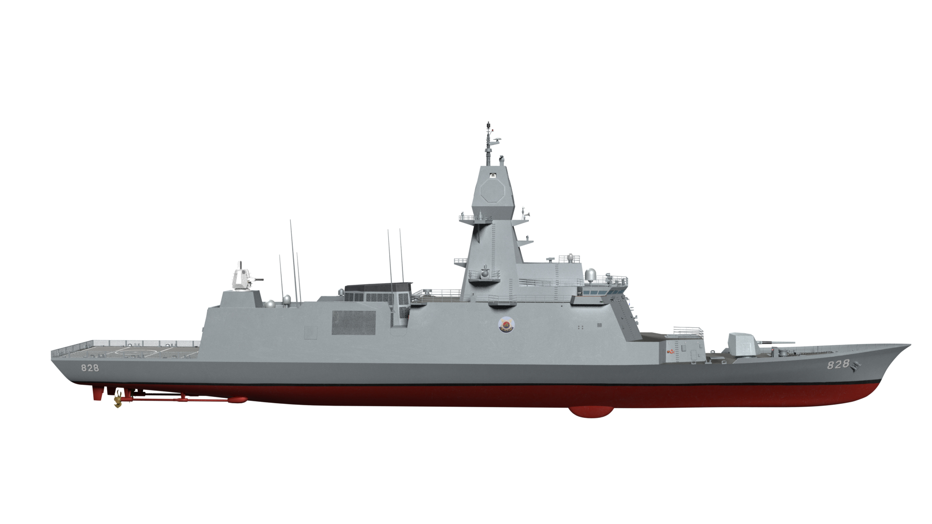 3D Korean Frigate FFG-3 - TurboSquid 2200765