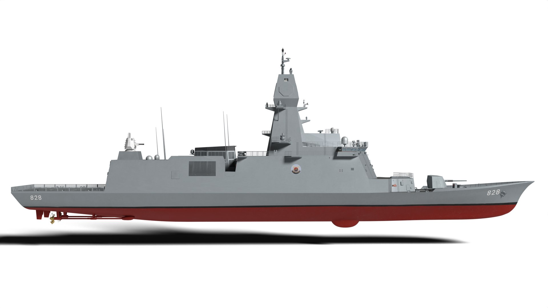 3D Korean Frigate FFG-3 - TurboSquid 2200765