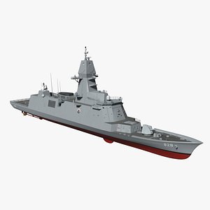 3D Korean Frigate FFG-3