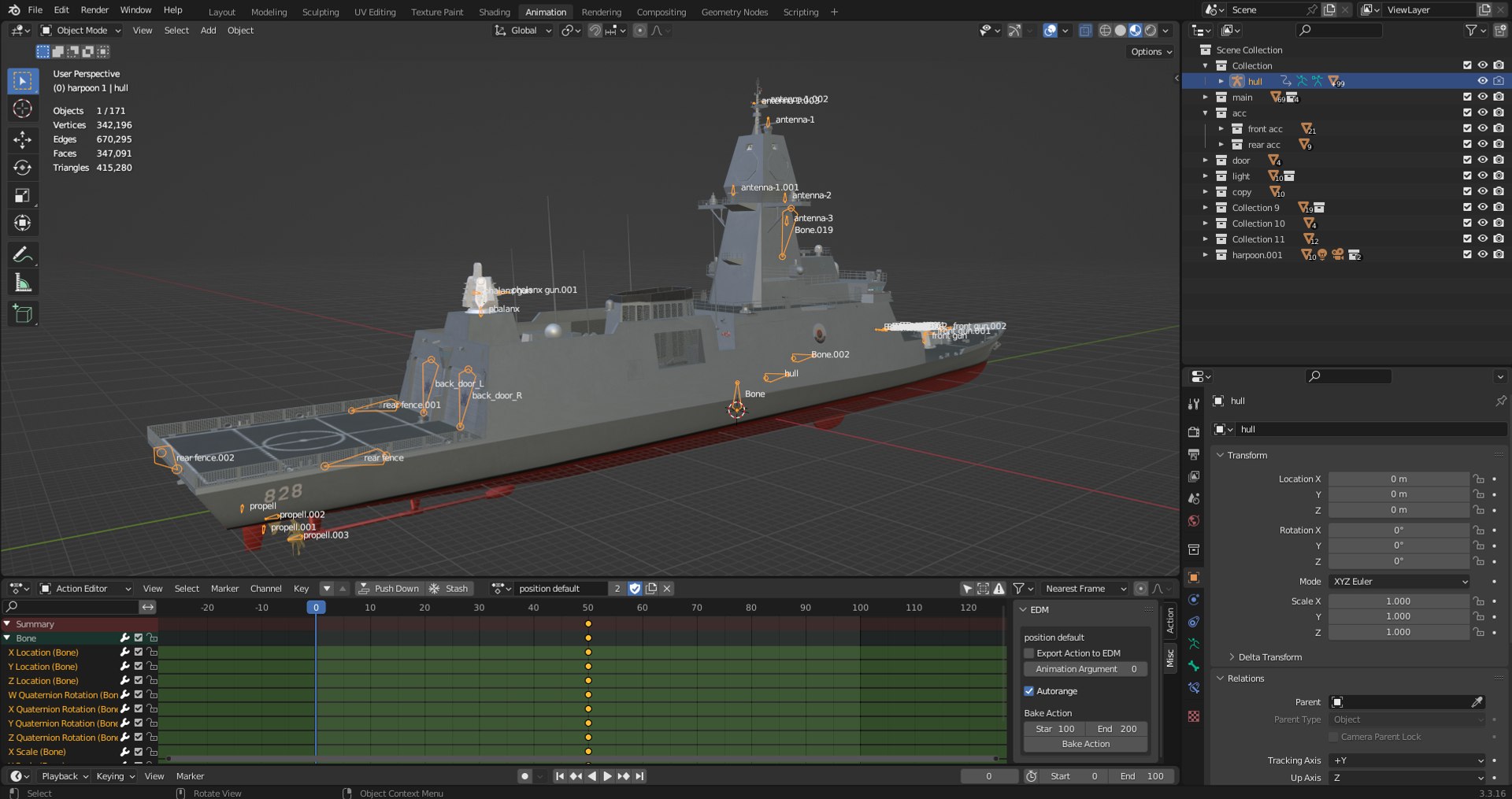 3D Korean Frigate FFG-3 - TurboSquid 2200765