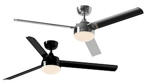 3D model Xeno Wet Ceiling Fan - West Elm