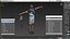 Asian Elderly Man Badminton Style T-pose