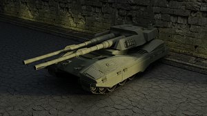 3d tank model
