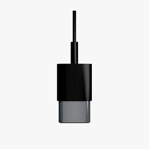 USB C Male Adapter 3D
