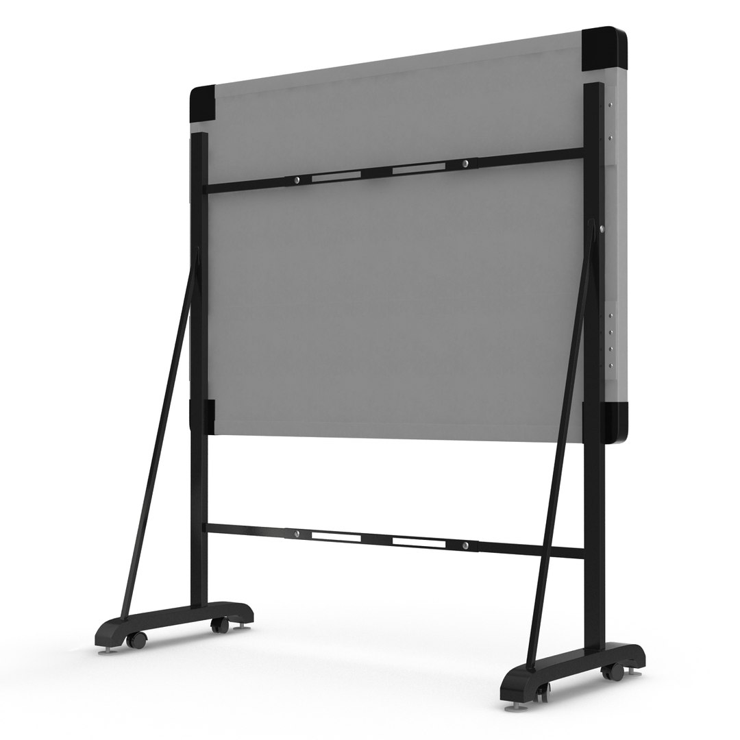 interactive whiteboard mobile stand 3d obj https://p.turbosquid.com/ts-thumb/p8/phQ7Ra/POjj1HrX/interactivewhiteboardmobilestand3dmodel07/jpg/1447947976/1920x1080/fit_q87/2ae008dcb001ecfc152bf66557967c9aa47032ae/interactivewhiteboardmobilestand3dmodel07.jpg