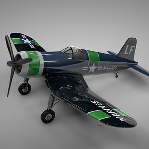 f4u corsair vought usa 3D model