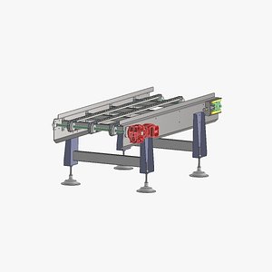 3D Chain-Conveyor Pallet 1 model