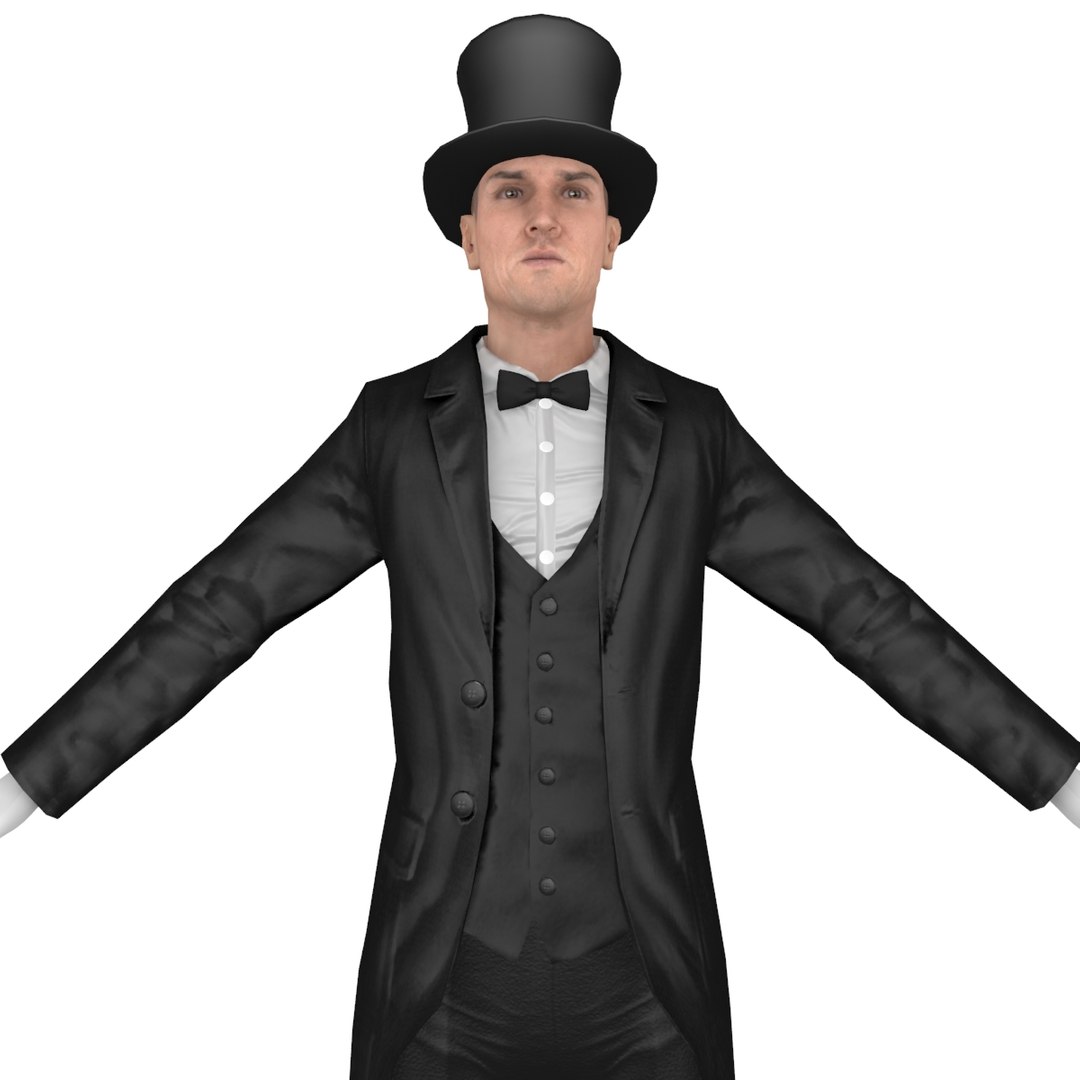 Magician Body Head 3D Model - TurboSquid 1313764