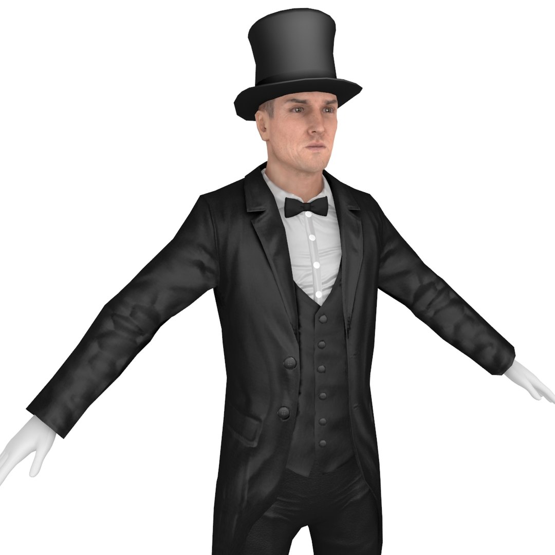 Magician Body Head 3D Model - TurboSquid 1313764