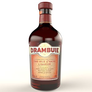 Drambuie Scotch Whisky Alcohol Bottle 3D