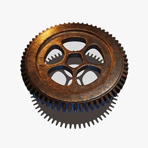 Steampunk Gear 3D model