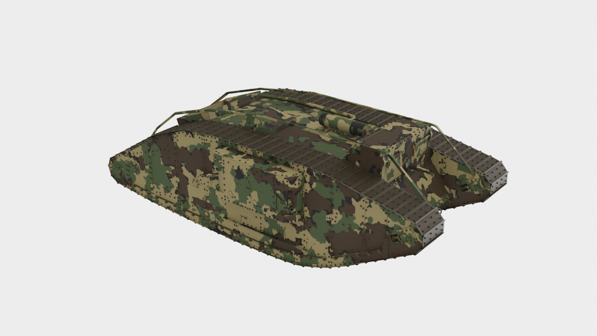 Tank MK 4 Female Camouflage Color Rigged 3D model https://p.turbosquid.com/ts-thumb/p8/wOz0Z6/WI/tank_mk_4_female_camouflage_color_rigged_360/jpg/1718673191/1920x1080/turn_fit_q99/cc3766cf8203b94a1a71d58a6ab790685d8b2d88/tank_mk_4_female_camouflage_color_rigged_360-1.jpg