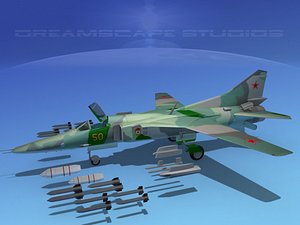 3d max mig-27 flogger