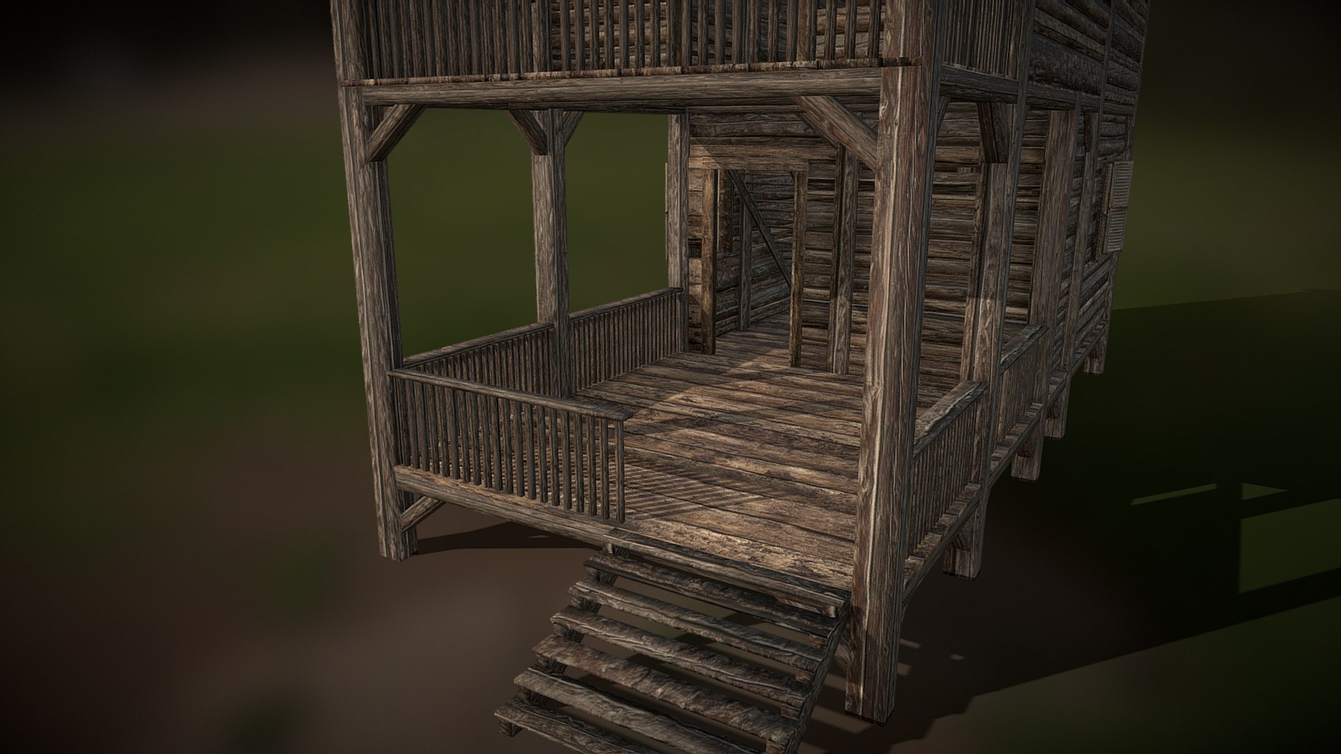 3D Model Huts Shack TurboSquid 1666949