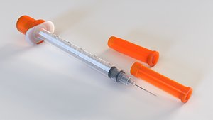 Insulin Syringe 50 mL 3D