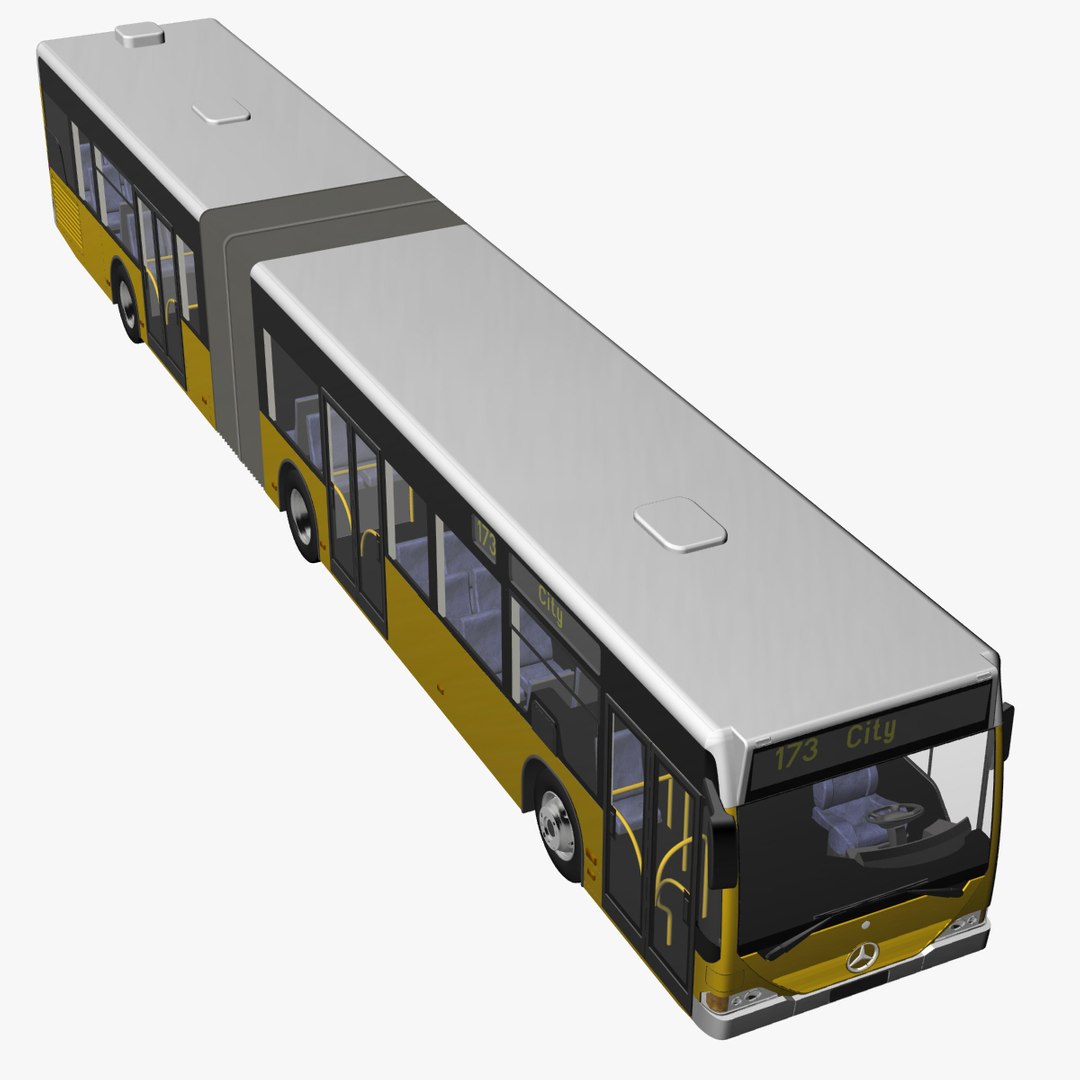 Citaro G Articulated Bus 3d Model