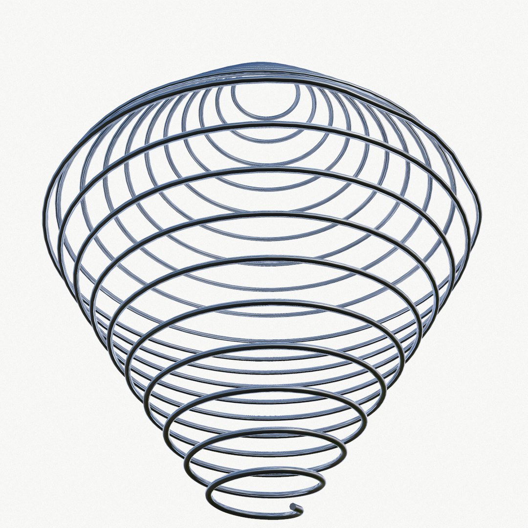 Metal Spiral Spring 3D Model - TurboSquid 1410712