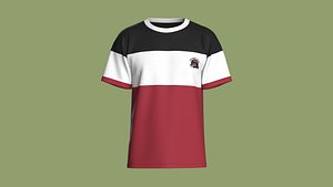 3D Men Urban Tricolor Tshirt