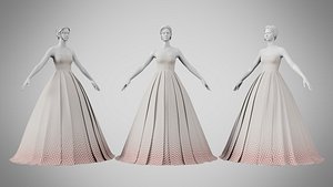 3D Dress 48 Tribal Grey