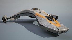 SpaceFighter Raptor 3D model