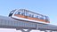 Conceito de trem monotrilho 2023 III