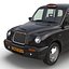 london cabs 3d model