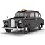 london cabs 3d model