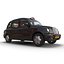 london cabs 3d model