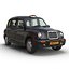 london cabs 3d model