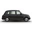 london cabs 3d model