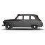 london cabs 3d model