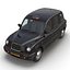 london cabs 3d model