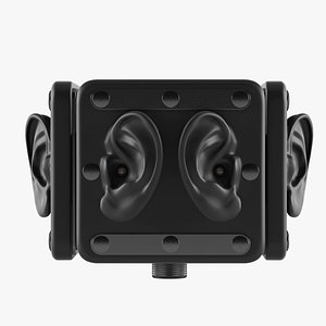 Omni Binaural Microphone model