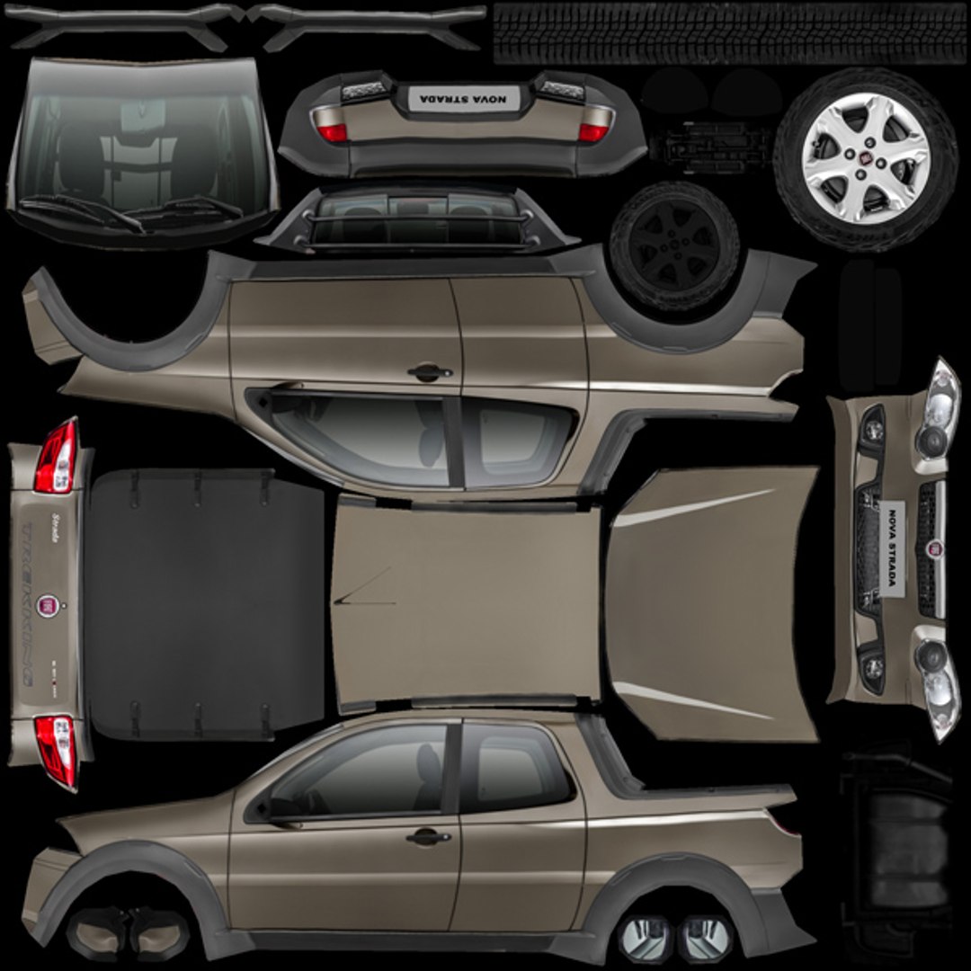 3ds Fiat Strada Trekking 2013