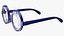 Blue Nerd Glasses