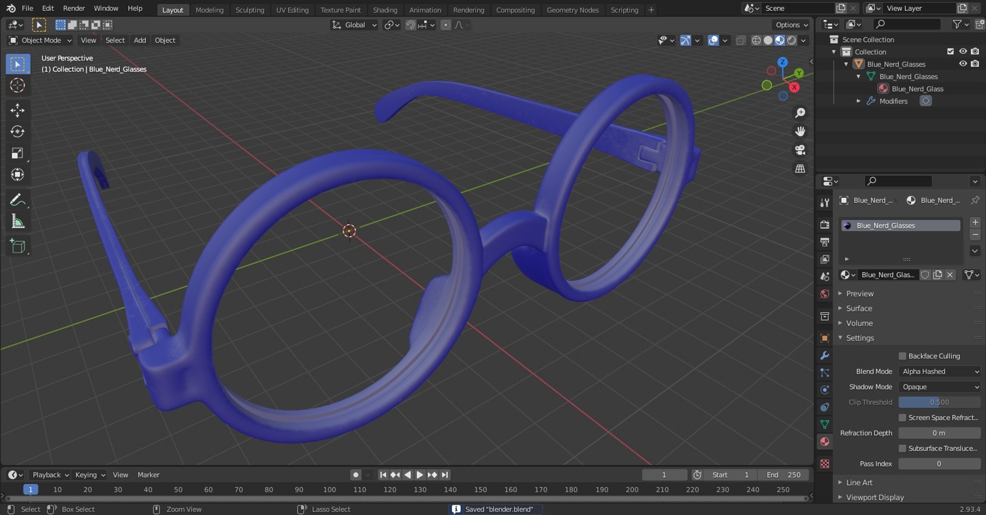 Blue Nerd Glasses 3D model https://p.turbosquid.com/ts-thumb/p9/DFNgtH/YI/bluenerdglasses3dsmodel024/jpg/1654624644/1920x1080/fit_q87/ad602d9182575d14b4ddce54f64014fbaad7f2f0/bluenerdglasses3dsmodel024.jpg