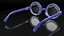 Blue Nerd Glasses
