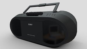 radio cassette 3D model